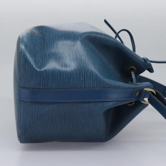 LOUIS VUITTON Epi Petit Noe Shoulder Bag Blue M44105 LV Auth 114680 - Picture 5 of 16